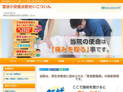 整骨院様 ホームページ修正・SEO対策